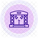Stage Theater Performance Icon