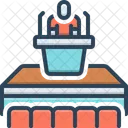 Stage Performance Platform Icon