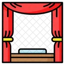 Stage Curtains Lambrequin 아이콘