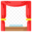 Stage Curtains Lambrequin 아이콘