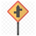 Crossroad Sign Road Icon