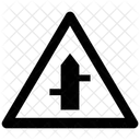 Staggered Junction Road Sign Icon
