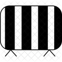 Stahlbarrikade Stahlbarriere Metallbarriere Symbol