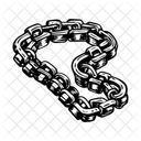 Stahlkette Metall Takelage Icon