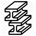 Stahltrager Metalltrager Stahlstange Symbol