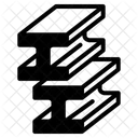 Stahltrager Metalltrager Stahlstange Symbol