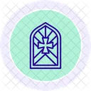 Stained Glass Window Icon