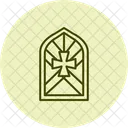 Stained Glass Window Icon