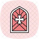 Stained Glass Window Icon