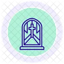 Stained Glass Window Icon