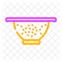 Stainless Steel Colander Icon