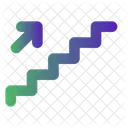 Stair Up Going Up Icon