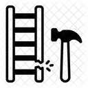 Ladder Stair Repair Steps Icon