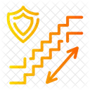 Stair Shield Shield Security Icon