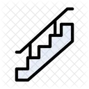 Stair Up Building Icon