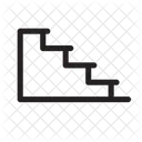 계단 디자인 가구 아이콘