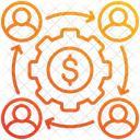 Stakeholder Gear Dollar Icon