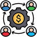 Stakeholder Gear Dollar Icon