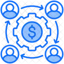 Stakeholder Gear Dollar Icon