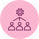 Stakeholder Management Pentaglow Icon Icon