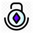Locked Staking Cryptocurrency Icon