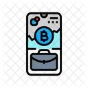 Criptomonedas Staking Fintech Icono