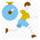 Active Fitness Goals Aerobics Icon