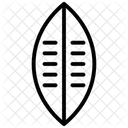 Stammes Blatt Feder Stammes Symbol Symbol