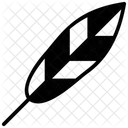 Stammes Blatt Feder Stammes Symbol Symbol
