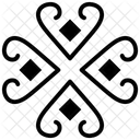 Stammesblume Stammessymbol Altes Tattoo Symbol