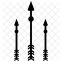 Stammes Pfeil Pfeilspitze Verteidigungssymbol Symbol