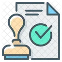 Approved Checkmark Document Icon