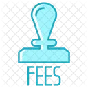 Stamp Cash Fees Icon