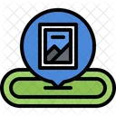 Stamp Pin Location Icon