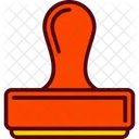 Stamp Label Rubber Icon