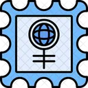 Stamp Female Symbol Sign Icon