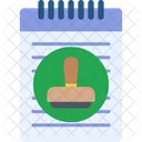 Stamp File Business Icon