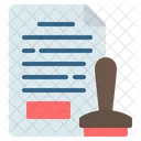Stamp Legal Document アイコン