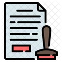 Stamp Legal Document アイコン
