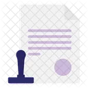 Approved Seal Document Icon