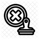 Stamp No Reject Icon