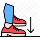 Stamp Shoe Tap Stomping Icon