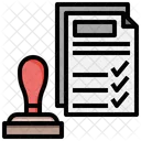 Stamp Office Certify Icon