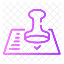 Stamp Legal Document Icon
