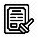 Stamp Certification Approval Icon