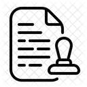 Stamp Business Office Icon
