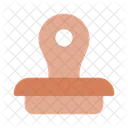 Stamp Certify Rubber Icon