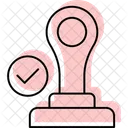 Stamp Inspection Verification Icon