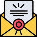 Stamp Letter Stamp Envelope Invitation Icon