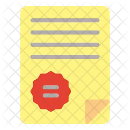 Stamp Paper  Icon